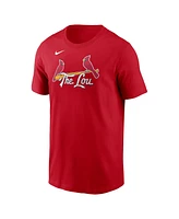 Nike Men's Paul Goldschmidt Red St. Louis Cardinals 2024 City Connect Fuse Name Number T-Shirt