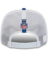 New Era Men's White/Royal Indianapolis Colts 2024 Nfl Training Camp 9SEVENTY Trucker Hat