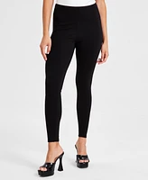 Bar Iii Women's Basic Jersey High-Waist Leggings, Created for Macy's