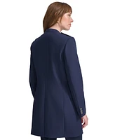 Tommy Hilfiger Women's Band-Collar Open-Front Jacket