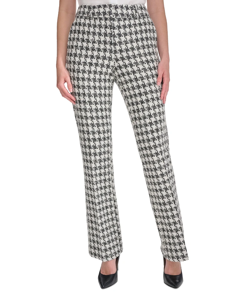 Tommy Hilfiger Women's Houndstooth Sutton Pants