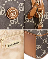 Giani Bernini Monogram Signature Dip Small Satchel