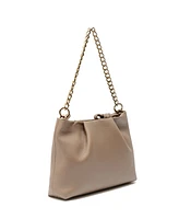 Esin Akan Midi Mayfair Leather Clutch Crossbody Bag