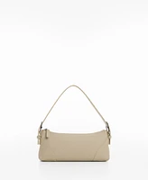 Mango Women's Buckle Detail Shoulder Bag