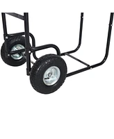 Streamdale Furniture Multipurpose Firewood & Heavy-Duty Cart with 200lb Capacity