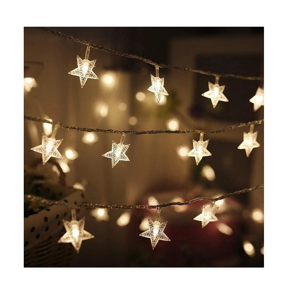 Twinkle Star 2-Pack 100 Led Halloween Christmas Star Lights Decor