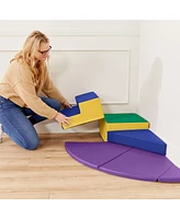 ECR4Kids SoftZone Junior Adventurer's Summit Step, Assorted, 4-Piece