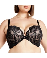 City Chic Plus Adore Luxe Push Up Bra