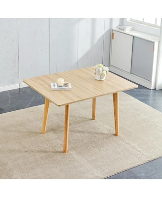 Simplie Fun Foldable Wood Table for Any Space