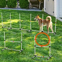 Streamdale Furniture 3PC Dog Agility Equipment Set, Obstacle Course Exercise for Dog