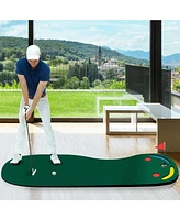 Slickblue Golf Putting Green Set for Indoor Outdoor Use