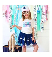 Sweet Wink Little and Big Girls Lake Babe Patch Short Sleeve T-Shirt