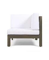 Streamdale Furniture Versatile Outdoor Sofa Set in Acacia Wood with Water-Resistant Cushions