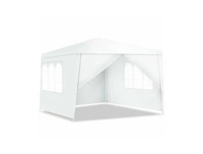 Slickblue 10 x 10 Feet Outdoor Side Walls Canopy Tent with 4 Removable Sidewalls