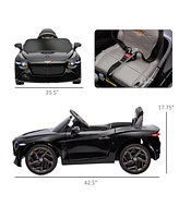 Streamdale Furniture Bentley Bacalar Kids Electric Ride-On Car with Butterfly Doors and Remote Control