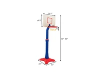 Slickblue Kids Adjustable Height Basketball Hoop Stand