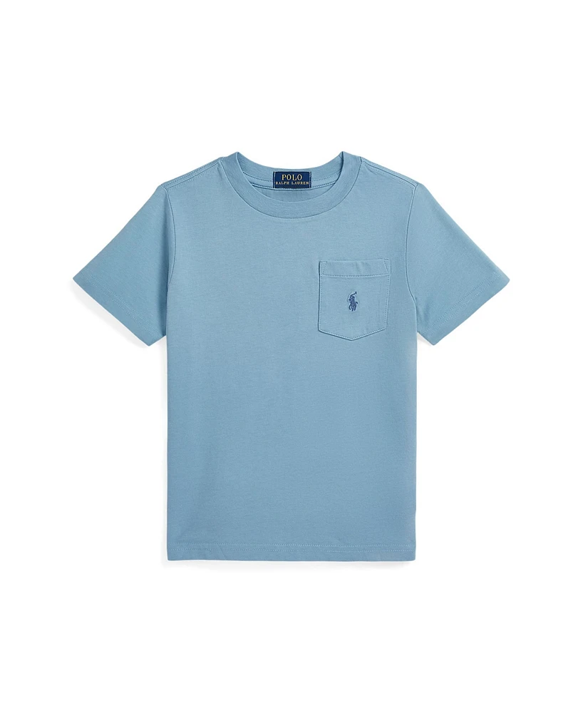 Polo Ralph Lauren Toddler and Little Boys Cotton Jersey Pocket Tee