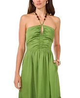 1.state Women's Beaded Halter Midi Dress