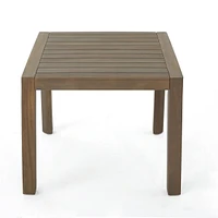 Modern Acacia Wood Adirondack Chair with Water-Resistant Cushions