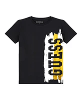 Guess Big Boys Vertical Logo Short Sleeve T-Shirt