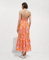 Mango Women's Printed Long Dress