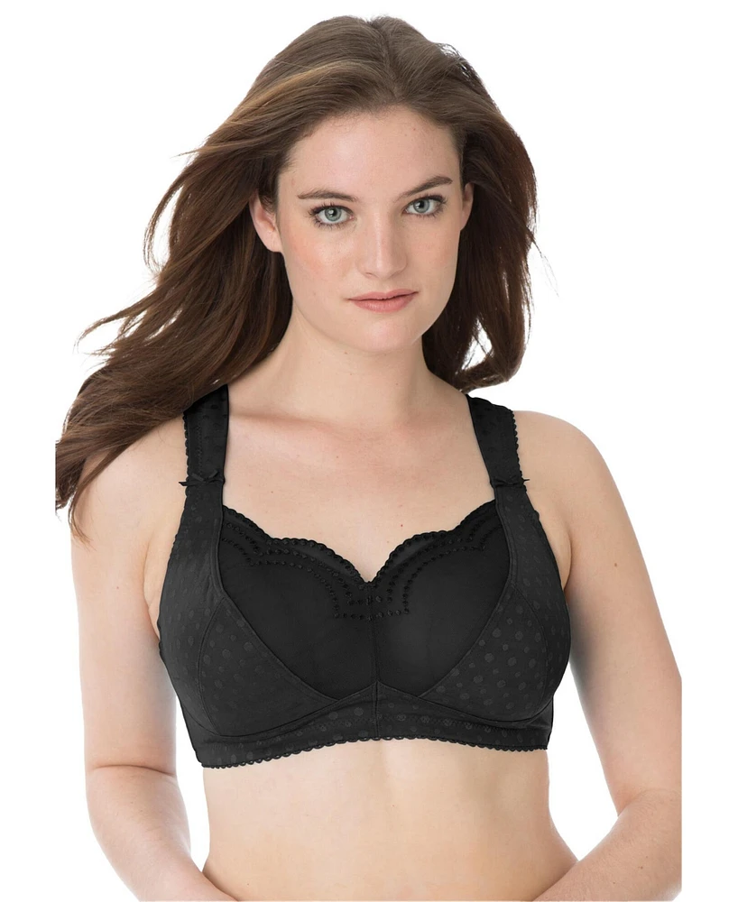 Comfort Choice Women's Wireless Gel Strap Bra