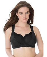 Comfort Choice Women's Wireless Gel Strap Bra