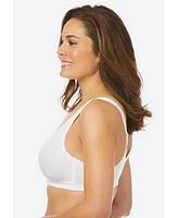 Comfort Choice Women's Front Hook Wireless Breathe Bra