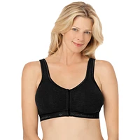 Comfort Choice Women's Wireless Front-Close Lounge Bra