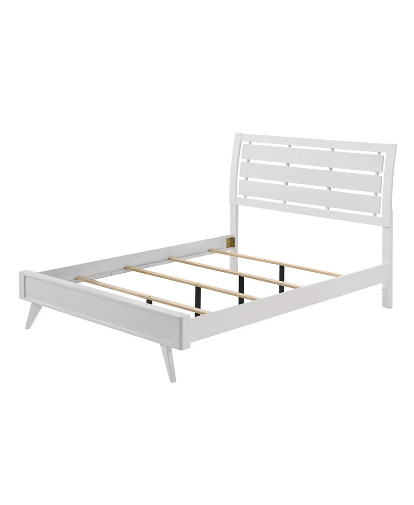 Simplie Fun Cerys Queen Bed White Finish