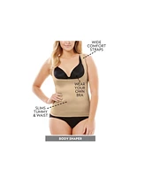 Secret Solutions Women's Power Shaper Firm Control Wear-Your-Own-Bra Tank