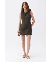 Nocturne Women's Seashell Accessorized Mini Dress