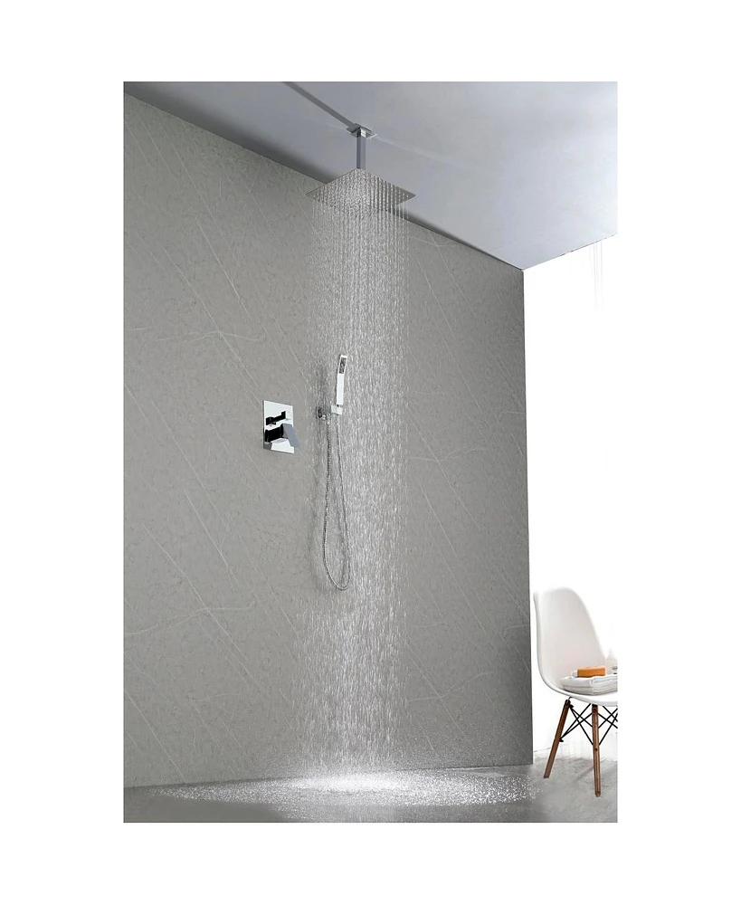 Streamdale Furniture 12" Rain Shower Head Systems Wall Mounted Shower 0005