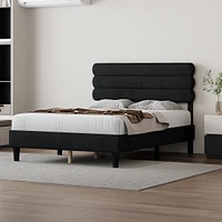 Streamdale Furniture Sturdy Queen Platform Bed, No Box Spring Required