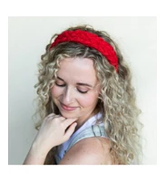 Headbands of Hope Women s Blushing Braid Headband - Red