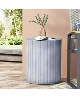 Lightweight Concrete Side Table Versatile, Durable, Modern Elegance