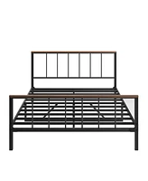 Streamdale Furniture Metal Platform Bed Frame-No Box Spring Needed