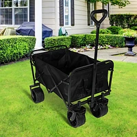 Rugged Folding Wagon Effortless Off-Road Transportation, Heavy-Duty Storage