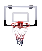 Slickblue Over-The-Door Mini Basketball Hoop Includes Basketball and 2 Nets