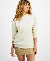 Ultra Flirt Juniors' Oversized Rome Graphic Sweatshirt