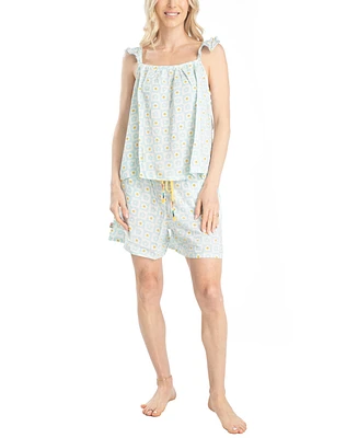 Ocean Pacific Women's Vibes Cami Short rayon set