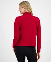 Id Ideology Women's Comfort Quarter-Zip Top, Created for Macy's