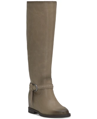 Lucky Brand Women's Maltet Tall Buckle Riding Boots