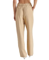 Steve Madden Women's Neave Pleated Tab-Waist Pants