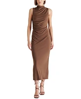 Steve Madden Women's Mo Mock Neck Midi Dress