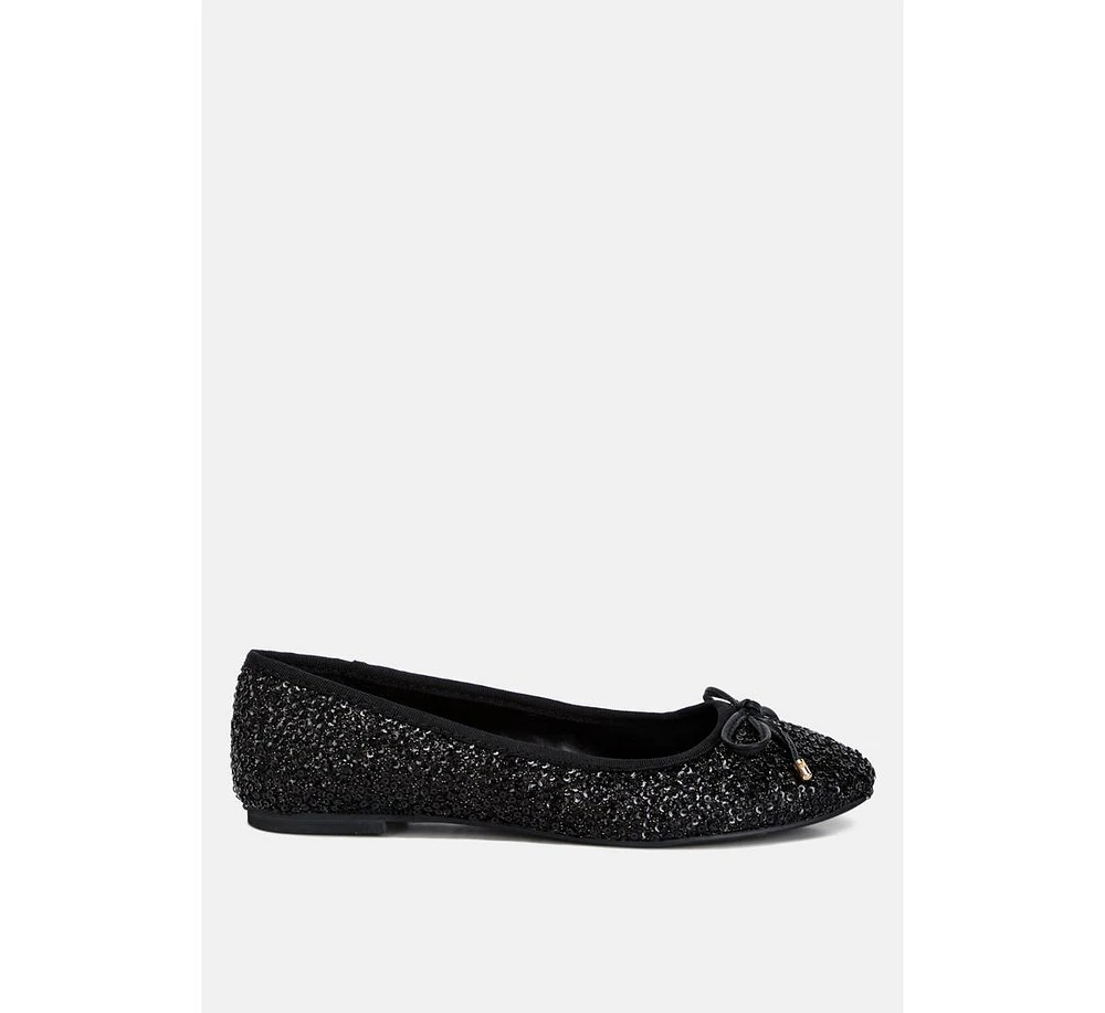 London Rag Ringo sequin embellished ballet flats