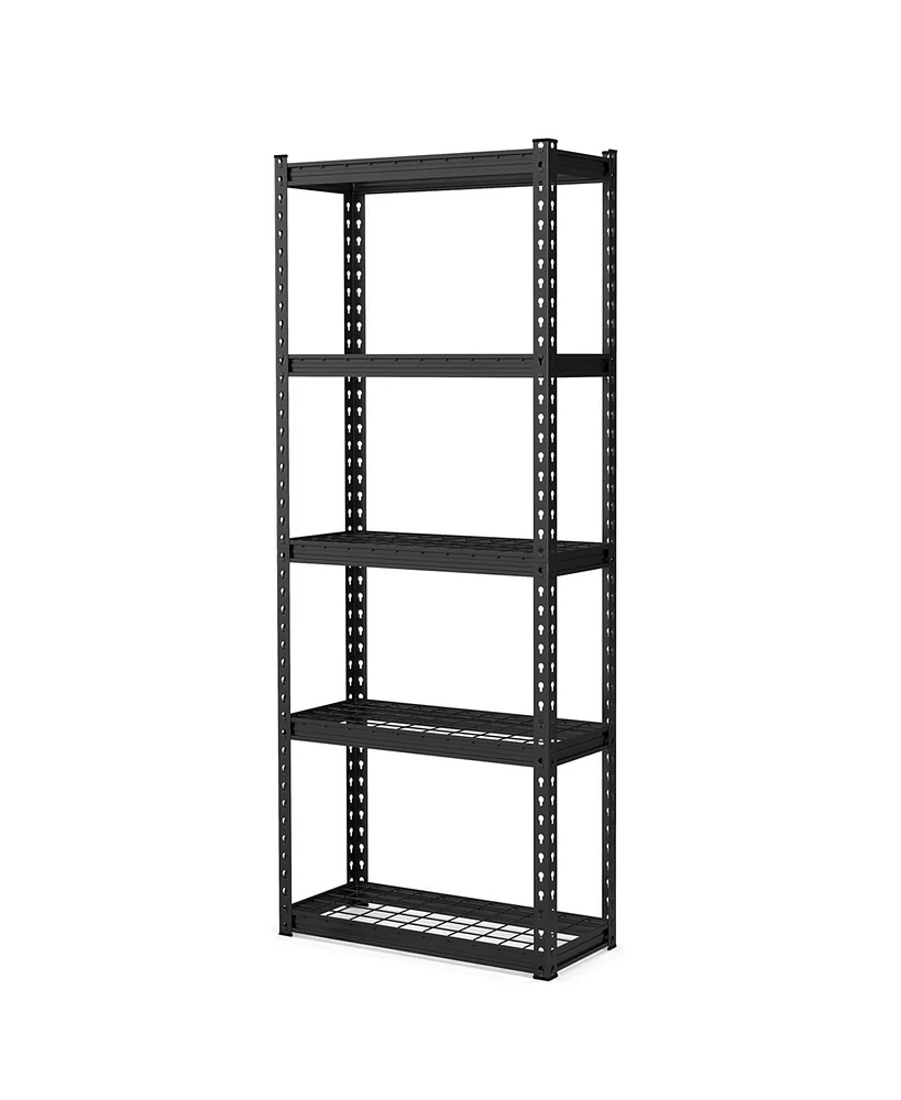 Slickblue 5-Tier Heavy Duty Wire Storage Racks with Anti-slip Foot Pad