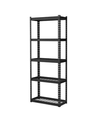 Slickblue 5-Tier Heavy Duty Wire Storage Racks with Anti-slip Foot Pad