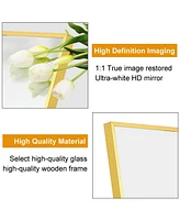 Scratch Resistant Fingerprint-Free Full Body Mirror with Easy Assembly