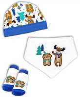 Tendertyme 24 Piece Baby Boys Elephants and Woodland Moose Infant Apparel Layette Gift Set